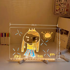 Tablero de dibujo LED para niños encendido con dibujo brillante